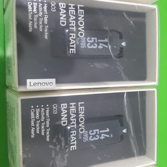 Terbaru Original Lenovo Jam Pintar Heart Rate Band G03 Gelang Detak Jantung
