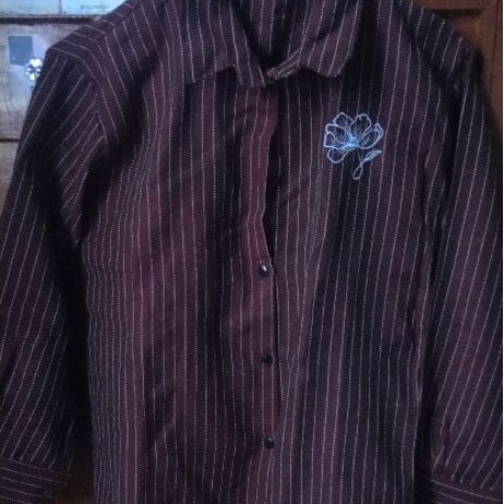 baju salur tebal & rok mayung bunga (20 k)