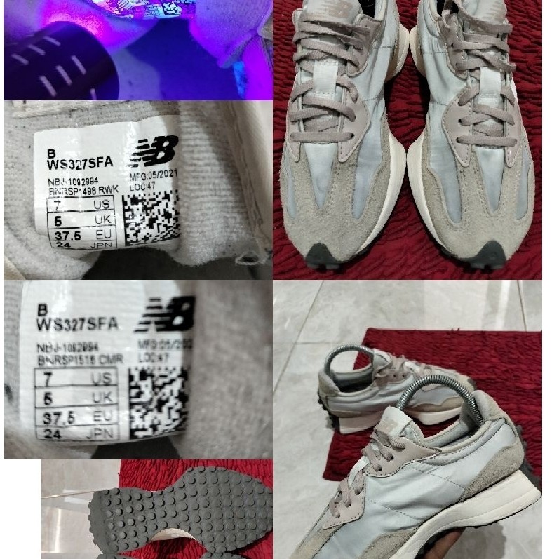 Sepatu Preloved Second Original New Balance NB 327 Size 37