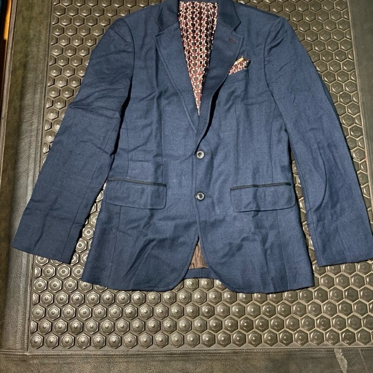 BLAZER JAS WOL HALUS LD KECIL ZIOZIA NAVY MEWAH BRANDED