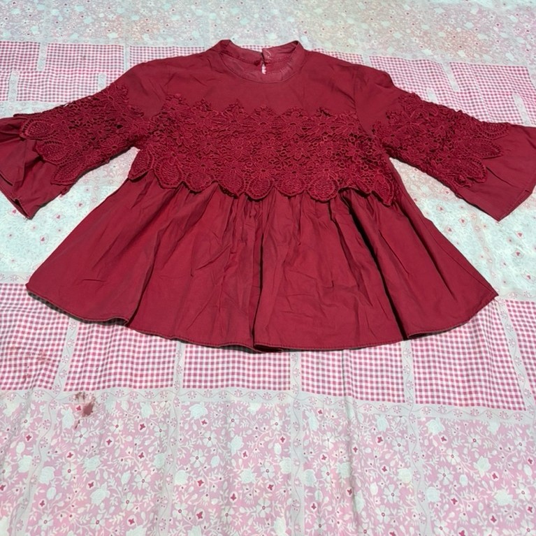 pl blouse merah katbol