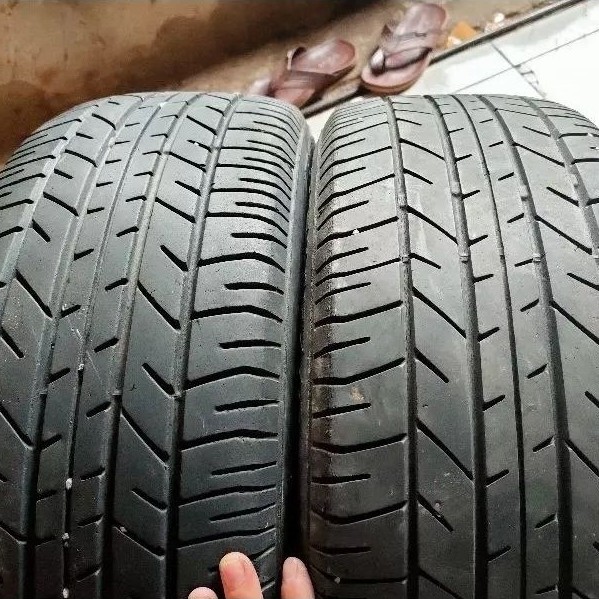 Paket 2 PCS Ban Mobil Second / Bekas Copotan Ukuran 185/55 Ring 16 Merek Bridgestone TUBLES BERKUALI
