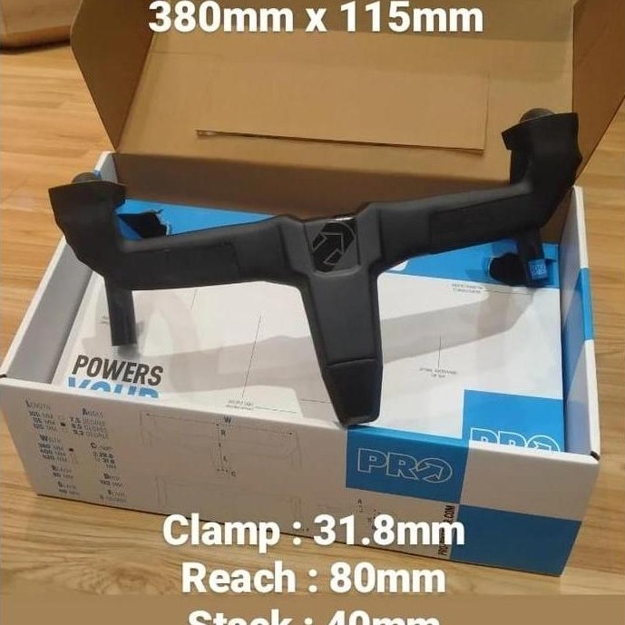 Handlebar Drop Bar Pro Vibe Evo Integrated Carbon 31.8Mm