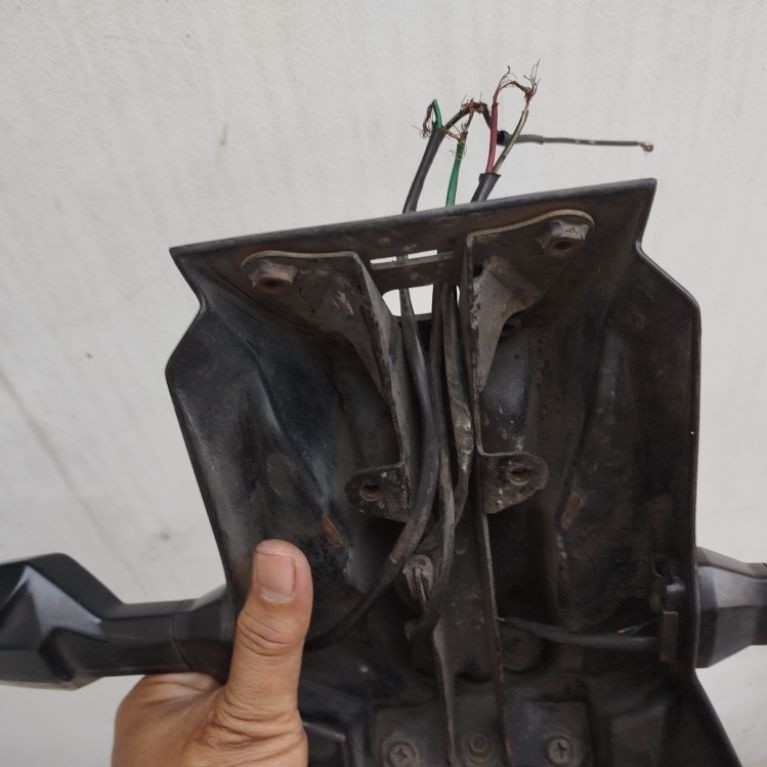 spakbor belakang ninja 250 fi original kawasaki ++ sein ori (second normal)