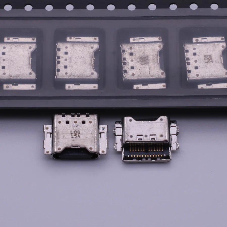 10-100PCS Type-C USB arging Dock arge Port Socket Jack Connector For Samsung Galaxy T510 T515 T590 T
