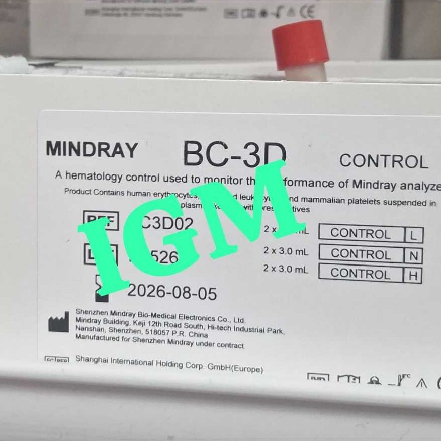 MINDRAY HEMATOLOGY CONTROL BC-3D NORMAL 3ml