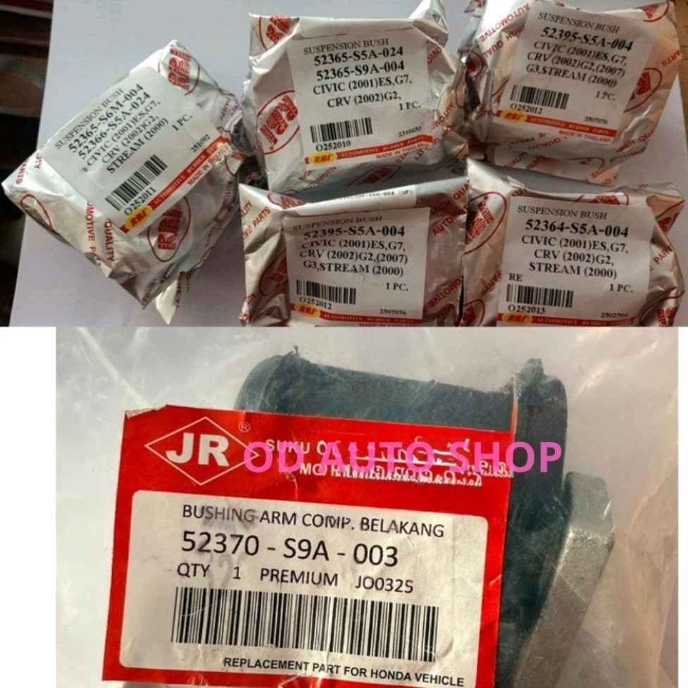 BUSHING ARM BELAKANG CRV GEN 2 CIVIC RBI  (SET)