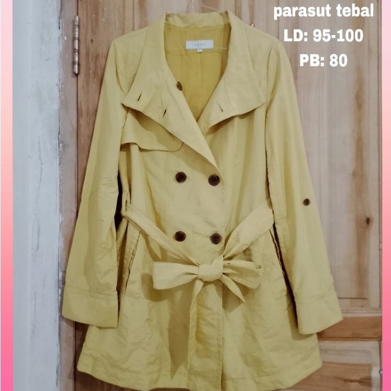 Coat Katun,parasut,nilon.