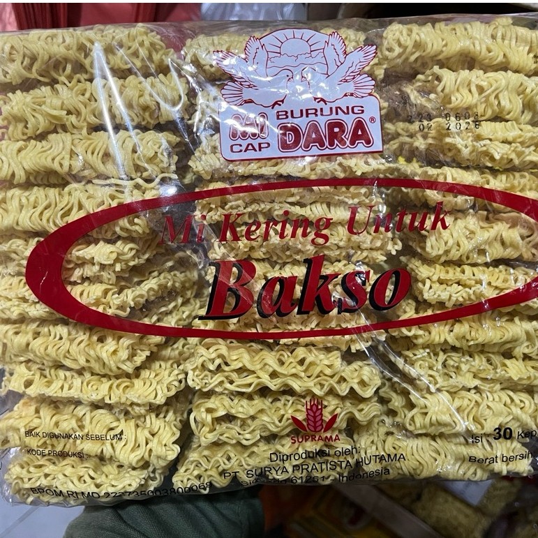 Mie Bakso Burung Dara isi 30
