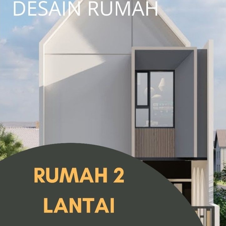 DESAIN RUMAH 2 LANTAI MINIMALIS - 3D LENGKAP