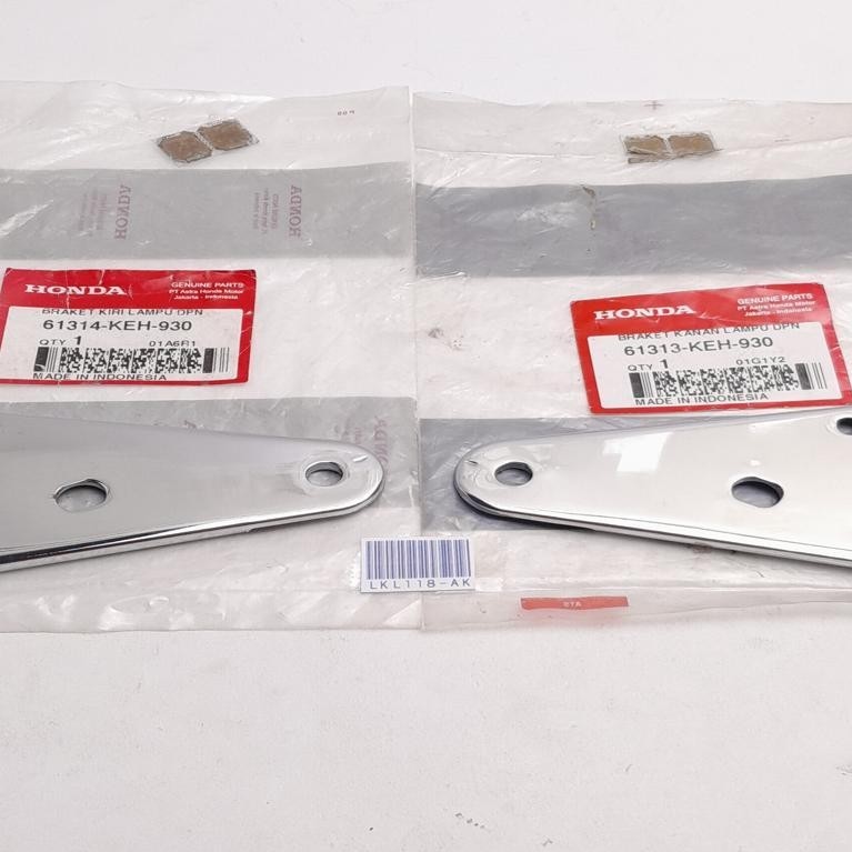 HONDA MEGAPRO HIU PRIMUS KUPINGAN DUDUKAN BRACKET LAMPU DEPAN 61314-KEH-930 61313-KEH930