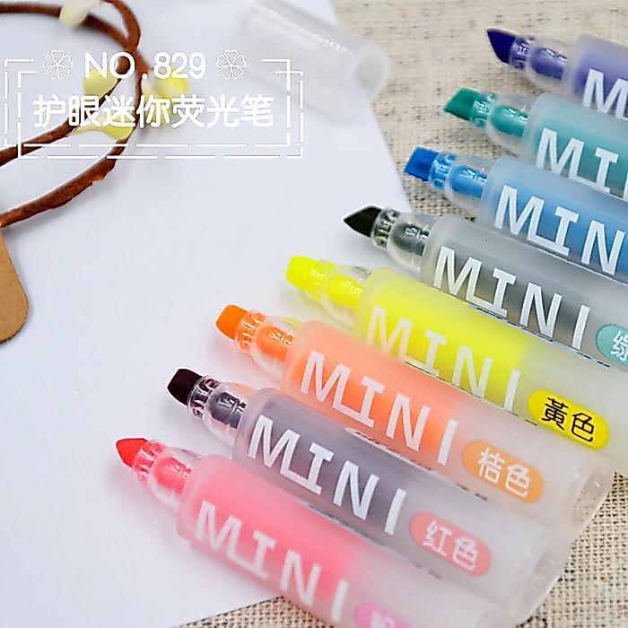 Highlighter Unik / Stabilo Mini Warna Warni Set 8 Pcs Terlaris