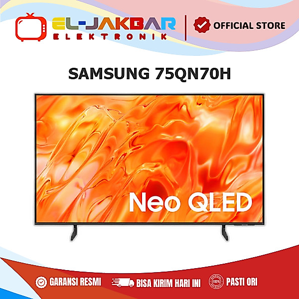 SAMSUNG 75QN70H SMART TV 75 INCH Neo QLED 4K Neo QLED – Advanced UHD TV with Tizen Smart Platform