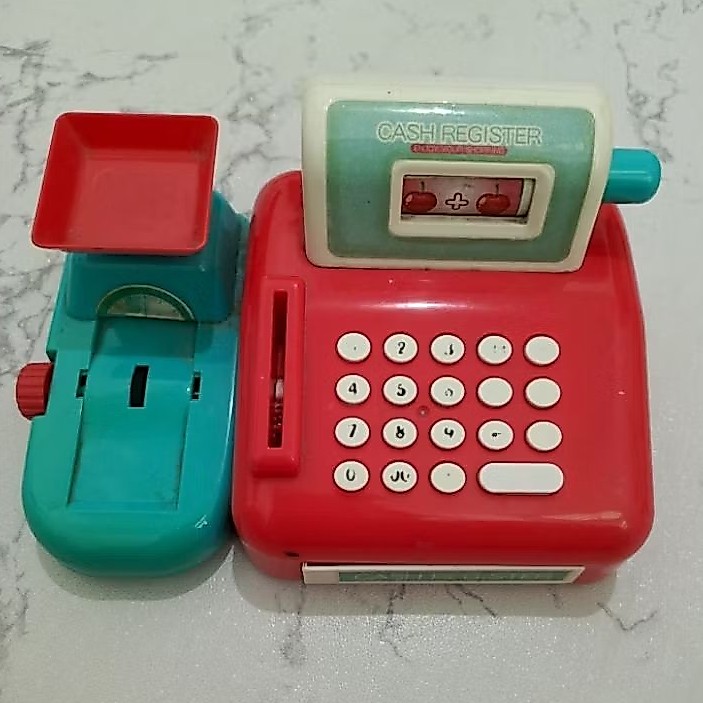 Preloved Mainan Kasir Elektrik - Mainan Kasir Murah - Mainan Kasir Kasiran - Mainan Anak Murah