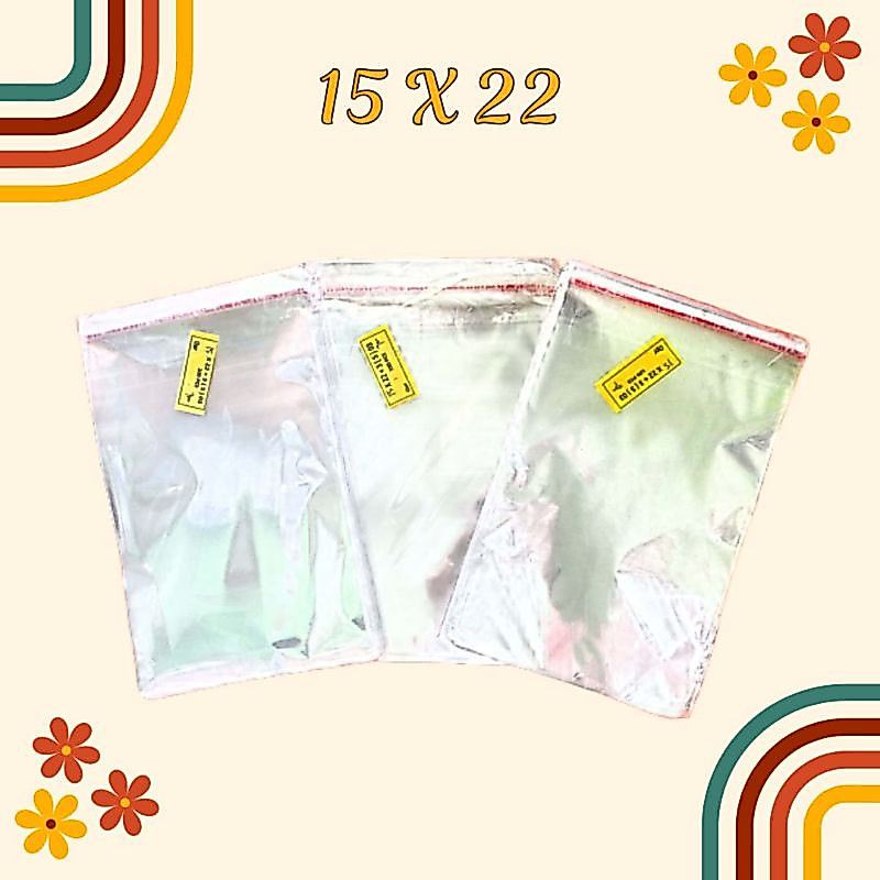 Plastik ukuran 15 x 22