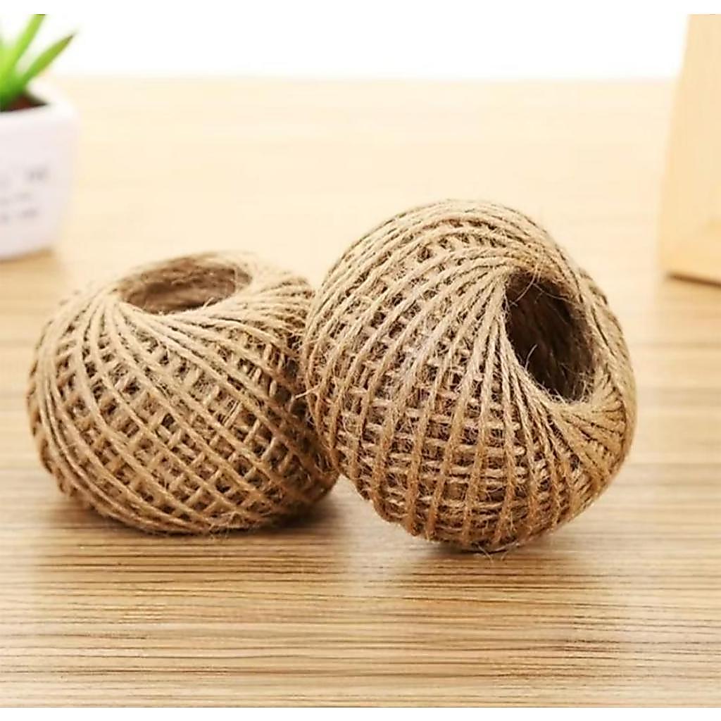 50 METER TALI RAMI 2 PLY MURAH MEDAN 1 GULUNG/TALI JERAMI/TALI GONI/HEMP ROPE/ STRAW STRING /TALI HA
