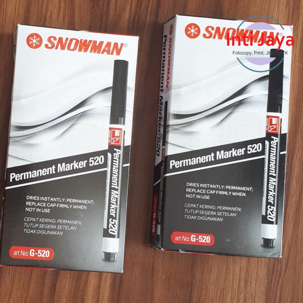 Spidol Permanent Marker Snowman G-520
