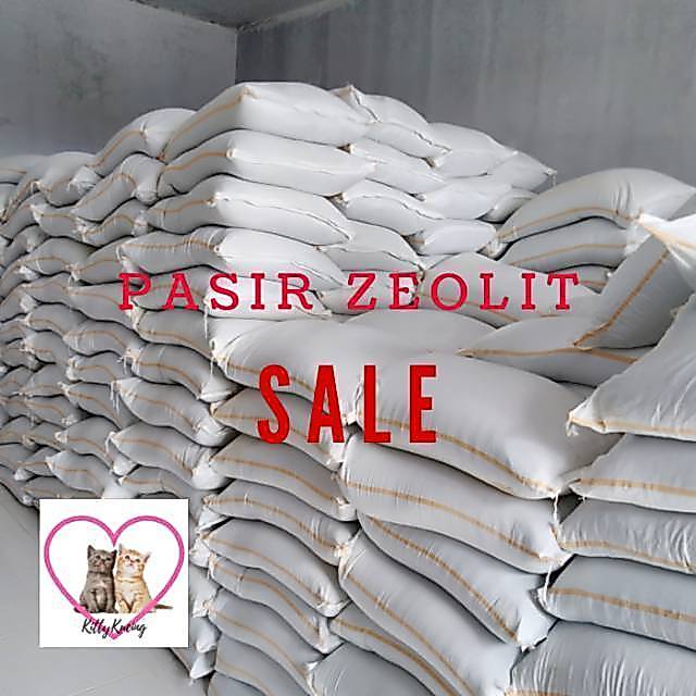 Pasir Kucing ZEOLIT dan Tepung ZEOLIT 20kg NO. 0, 1, 2, 3, 4