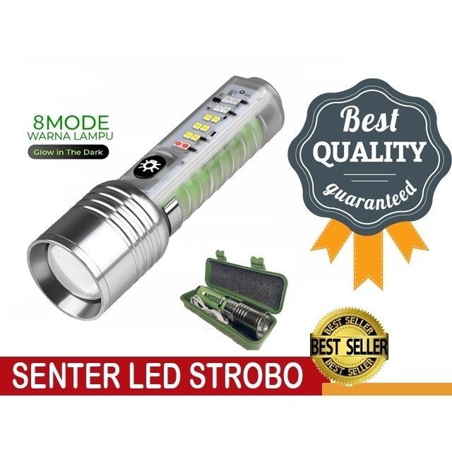Lampu  Senter Multifungsi Super Terang Senter LED Tahan Air  MX520A