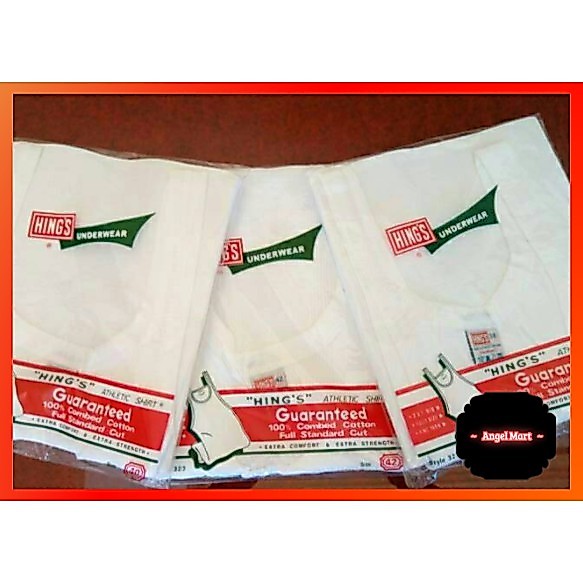 Singlet Hings Hongkong Murah Asli / Singlet Pria / Singlet Hings hijau / Kaos Dalam Hings Asli