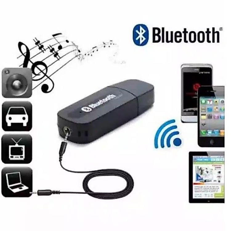 BLUETOOTH MUSIC RECEIVER CK -02 / USB WIRELESS SPEAKER MUSIC STEREO 3.5 MM RECIEVER ADAPTER + KABEL 