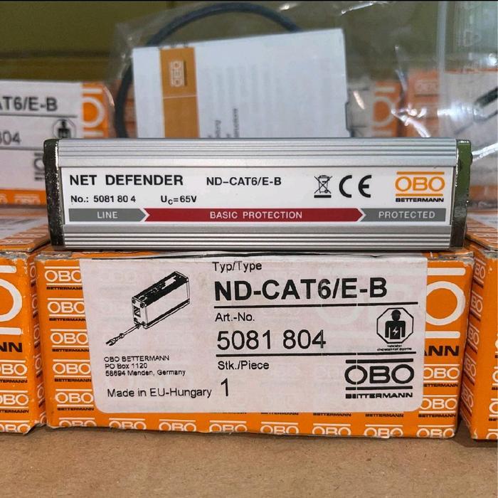 SURGE ARRESTER OBO NET DEFENDER ND-CAT6/E-B NEW ORIGINAL