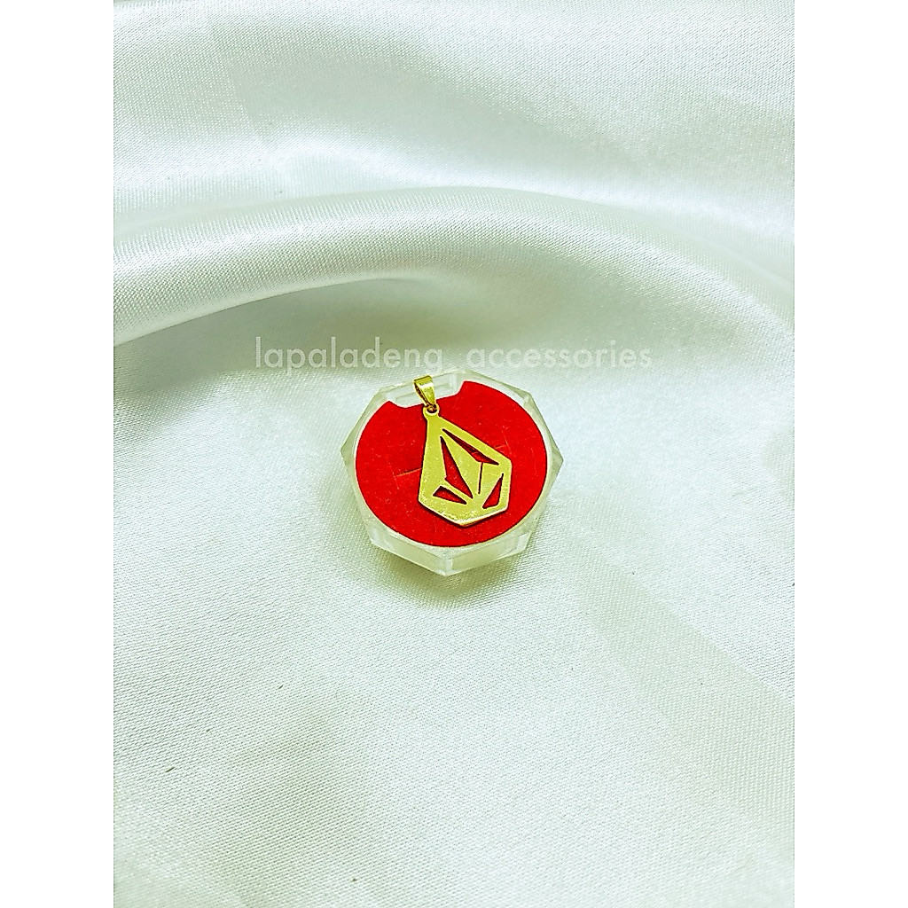Liontin Volcom Armani Planetsurf kalung cowok cewek titanium 0197