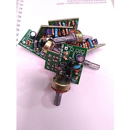 Kit Pre Amp Penguat Mic 2 Transistor