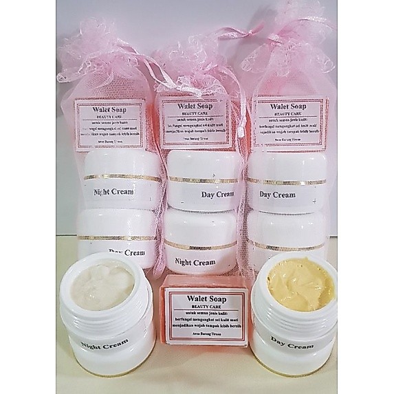 Walet Jaring / Cream Walet Sarung PINK 3in1 ASLI
