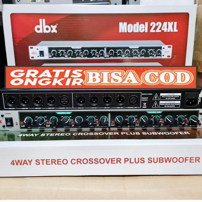 Crossover dbx 224xl +subwofer DBX 224xl 224xl