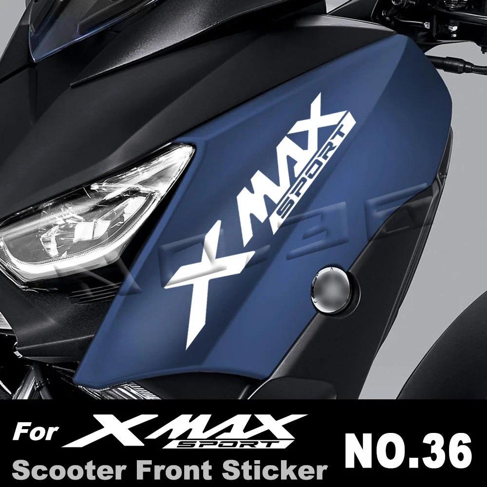 For XMAX 125 150 250 300 400 Xmax Motorcycle Scooter Stickers Front Fairing Stripe Decals Accessorie