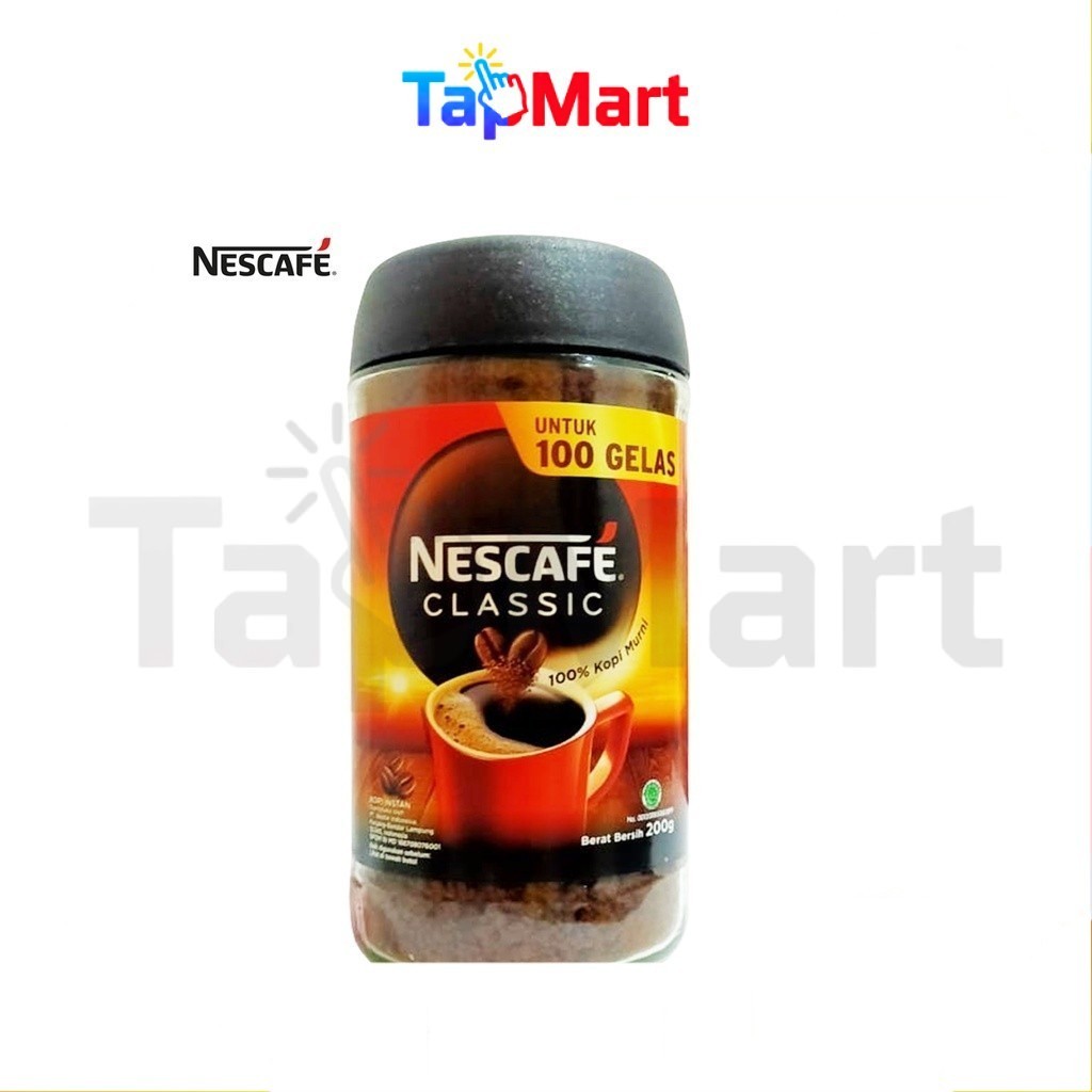 TapMart - NESCAFE Classic Coffee Kopi Era 200 gr JAR Botol Bubuk Dalgona
