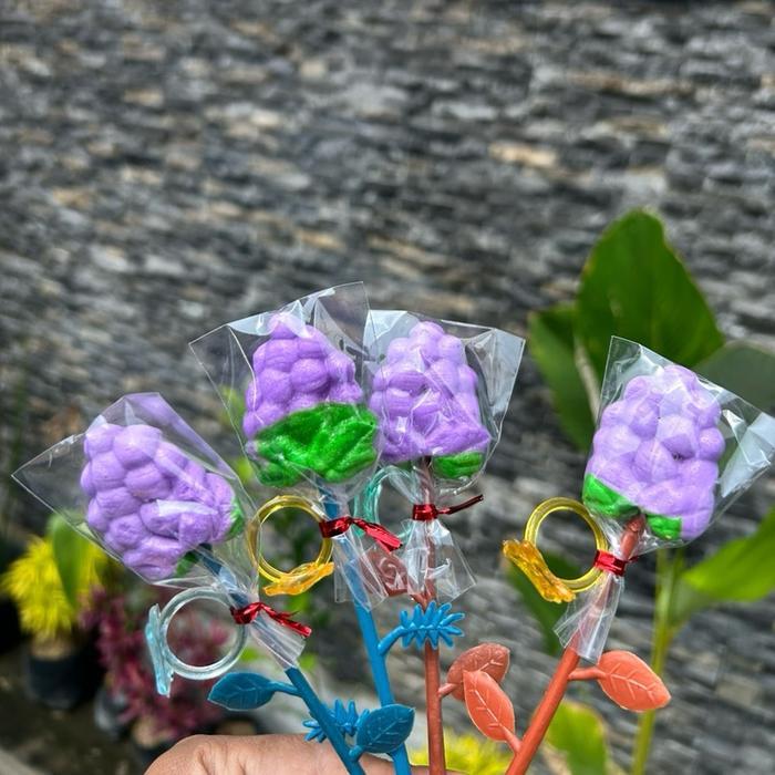 PERMEN LOLIPOP ANGGUR CINCIN ISI 20 PCS NGGRAMING CANDY LOLIPOP