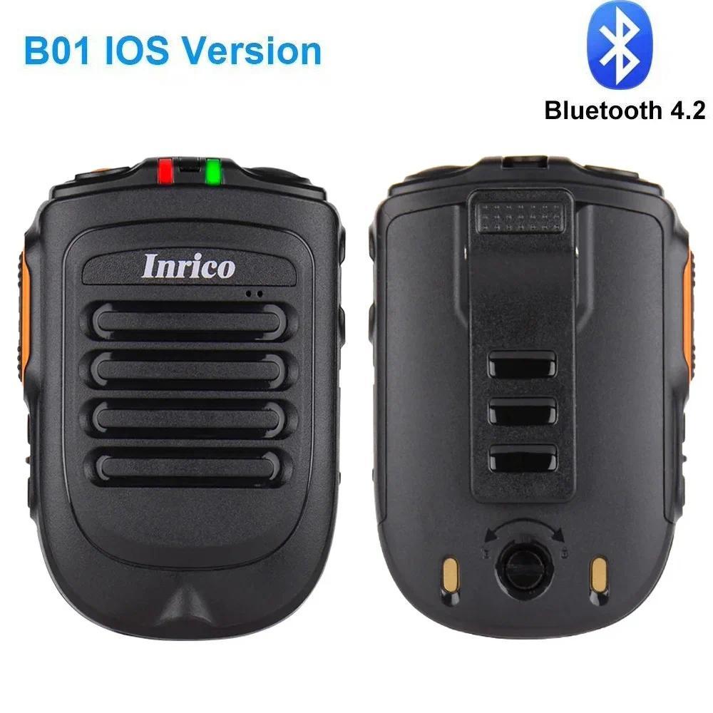 Inrico Wireless PTT Microhpone B02 for Ios Android T320 S200 S300 4G Network Rao work with Zello Rea