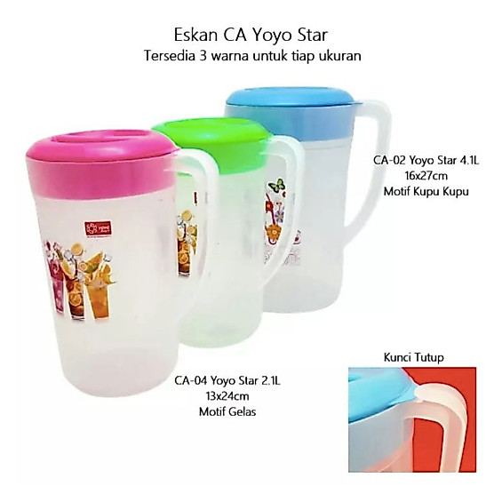 [ISTY] Teko plastik air yoyo 4 L / eskan yoyo star