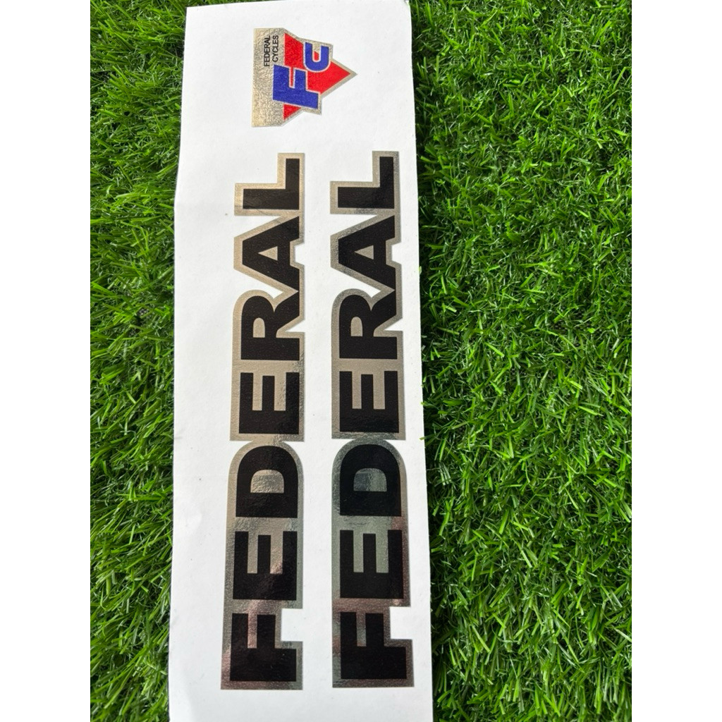 stiker federal Chrome