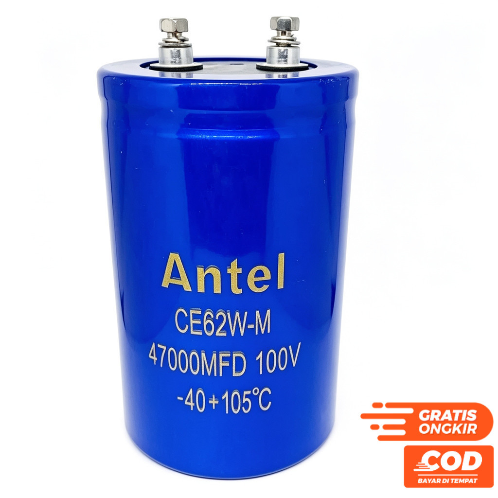 Kapasitor Elko 47000 uF 100 Volt Capasitor Elco 47000MFD 100V Antel