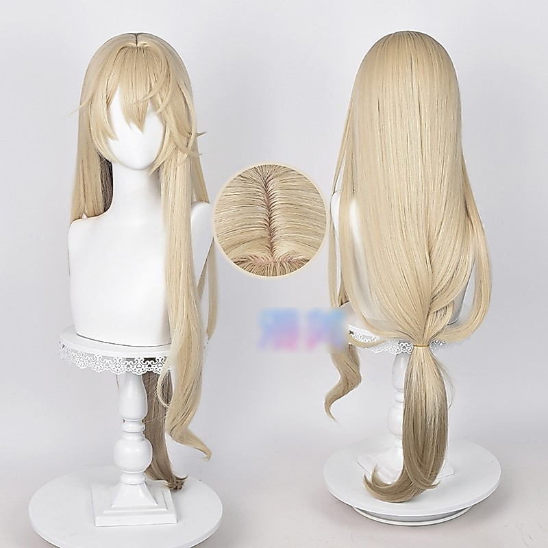 [READY JKT] Ywailisi - Luocha Wig - Luocha Honkai Star Rail Cosplay Wig - Wig Cosplay Luocha HSR Hon