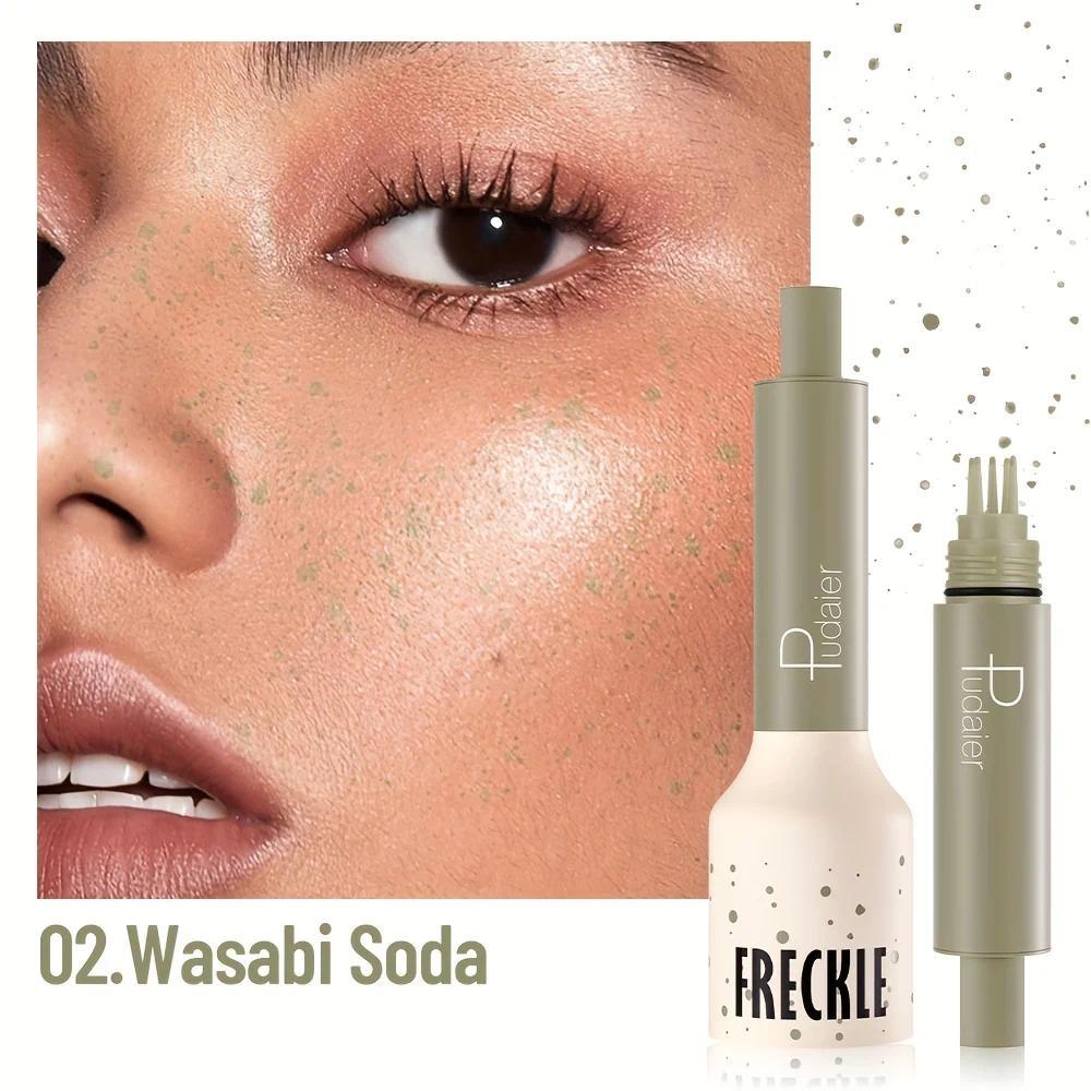 Pena Bintik-bintik Palsu untuk Riasan Natural Nude, Tahan Air, Tahan Lama, Penutupan Ringan, Stempel