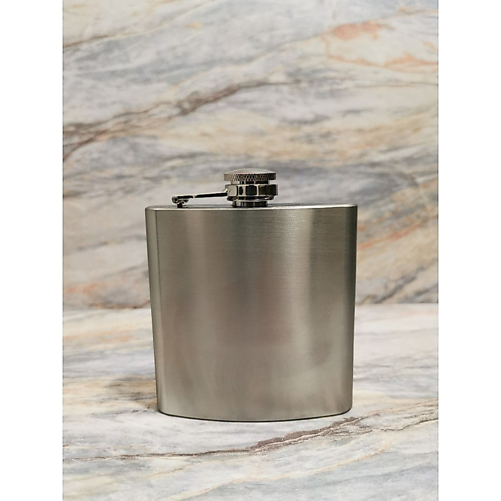 Hip Flask 6oz Stainless Steel botol minum model koboi