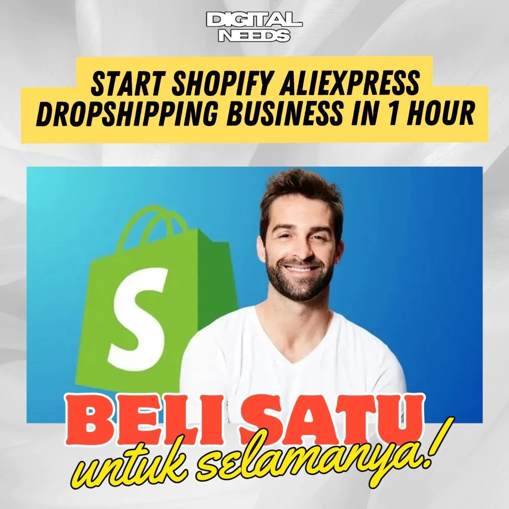 Belajar Start Shopify Aliexpress Dropshipping Business in 1 Hour 2026