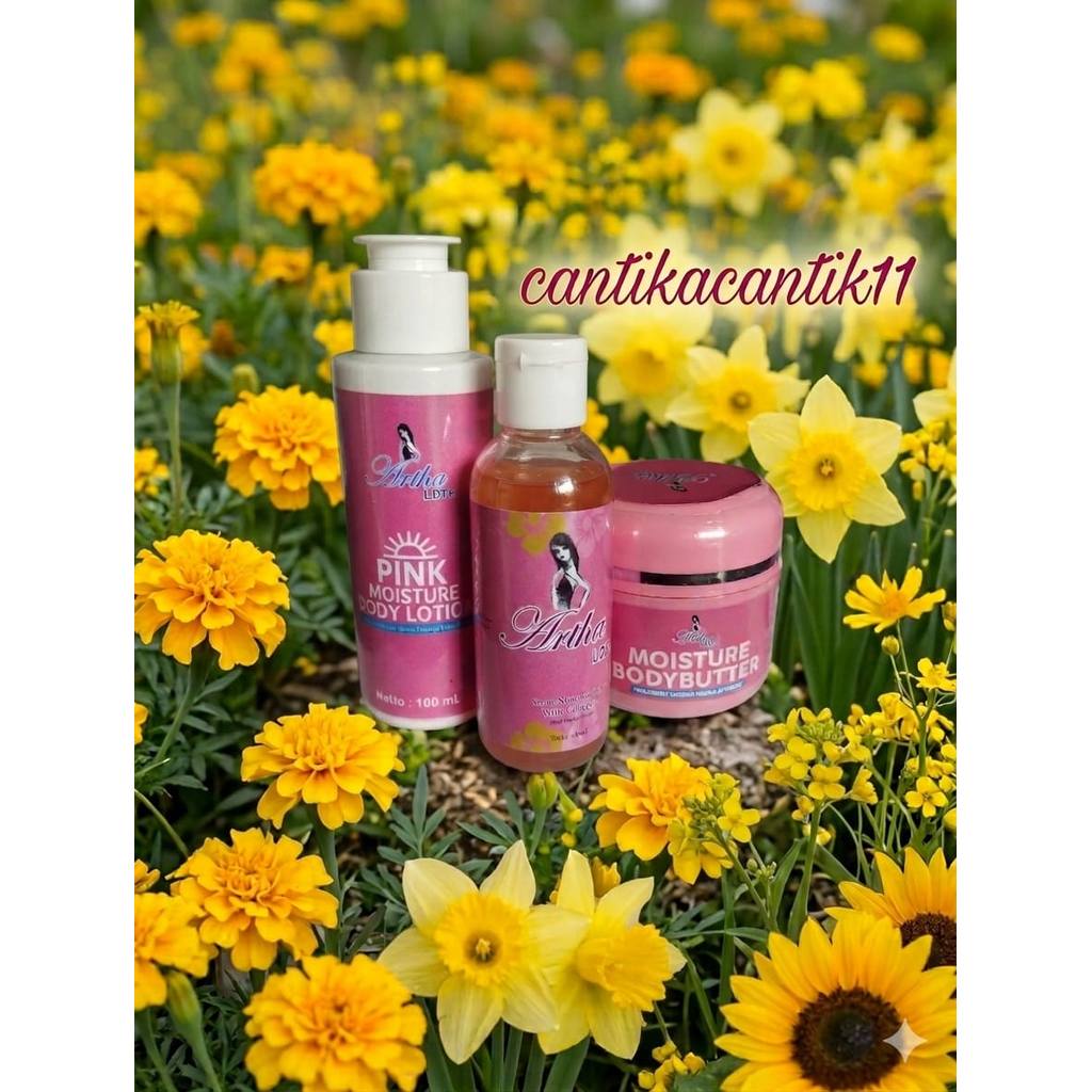 ARTHA LDT BPOM - artha ldt paket glowing body lotion body booster aha serum