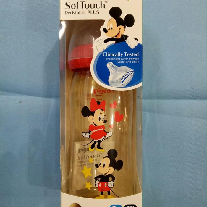 PROMO  Pigeon botol susu wide neck PPSU 240 ml Disney baby