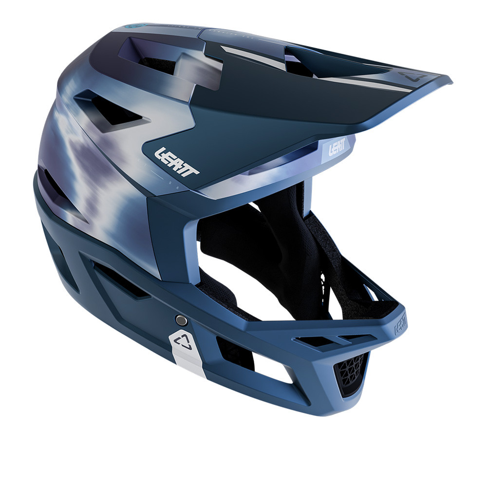 Leatt Helm Sepeda MTB Gravity 4.0 Full Face – Helm Downhill Full Face DH 360° Turbine Safety dengan 
