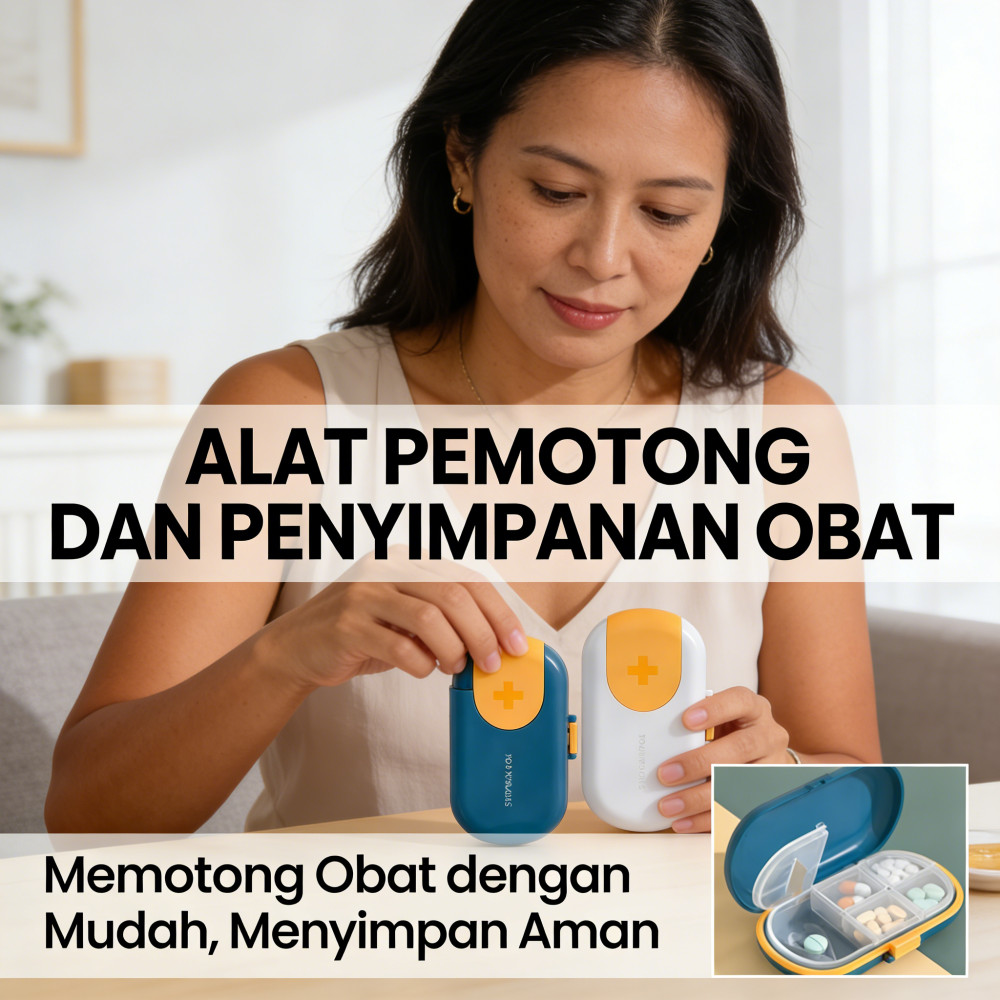 Ada Alat Pemotong Obat/Obat Tablet/Pemotong Tablet/Penyimpanan Obat