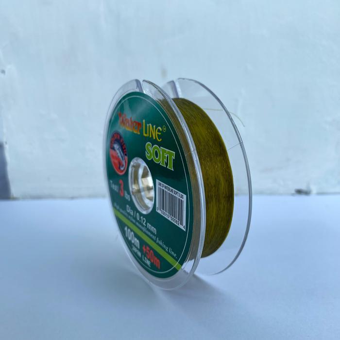Promo SENAR PANCING WATER LINE SOFT GOLDEN FISH 100+50M NYLON MONOFILAMENT - 0.37mm Terlaris