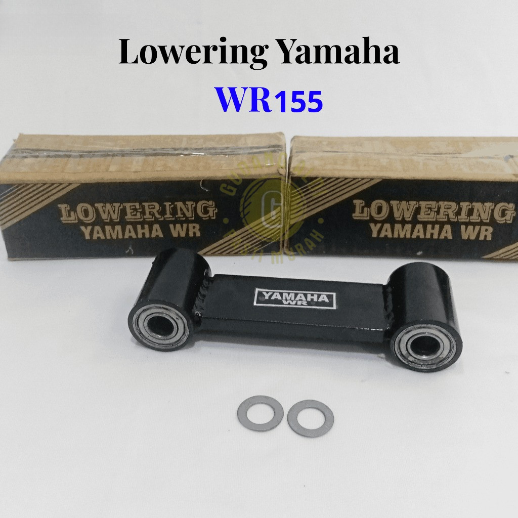 Lowering Kit WR155R Pemendek Shock Belakang Yamaha WR 155 Plat 8mm Fullset Bushing PNP