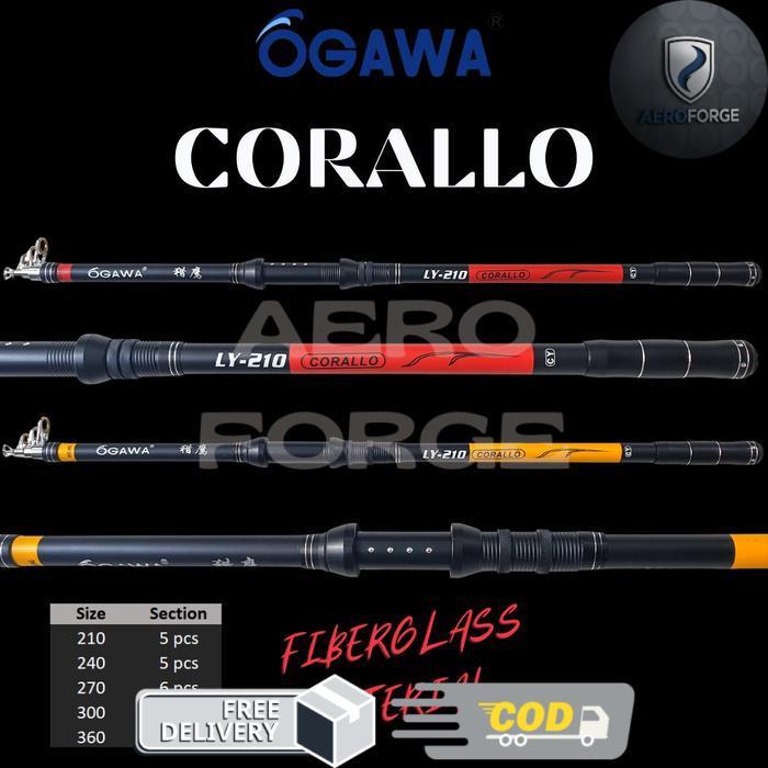 Joran Antena Ogawa Corallo Panjang  210 240 270 300 360 - 300