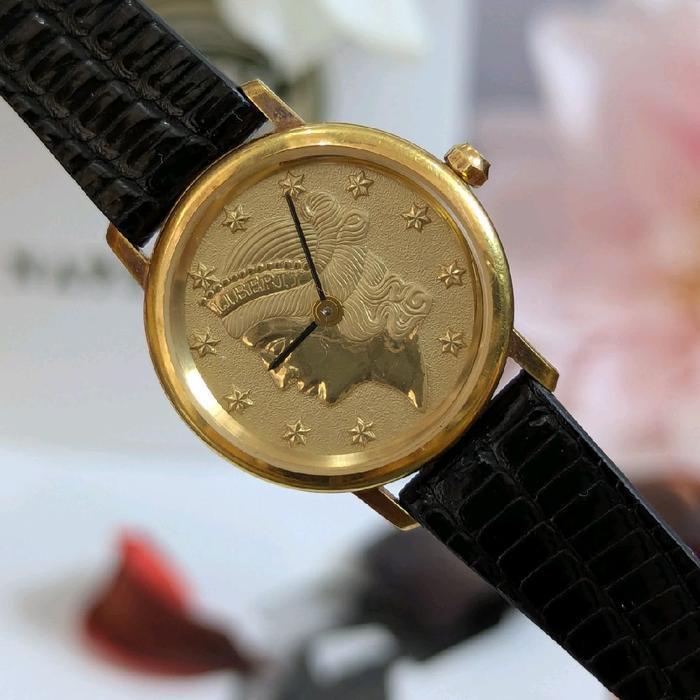 Vintage Liberty Dual Watch Gold Coin