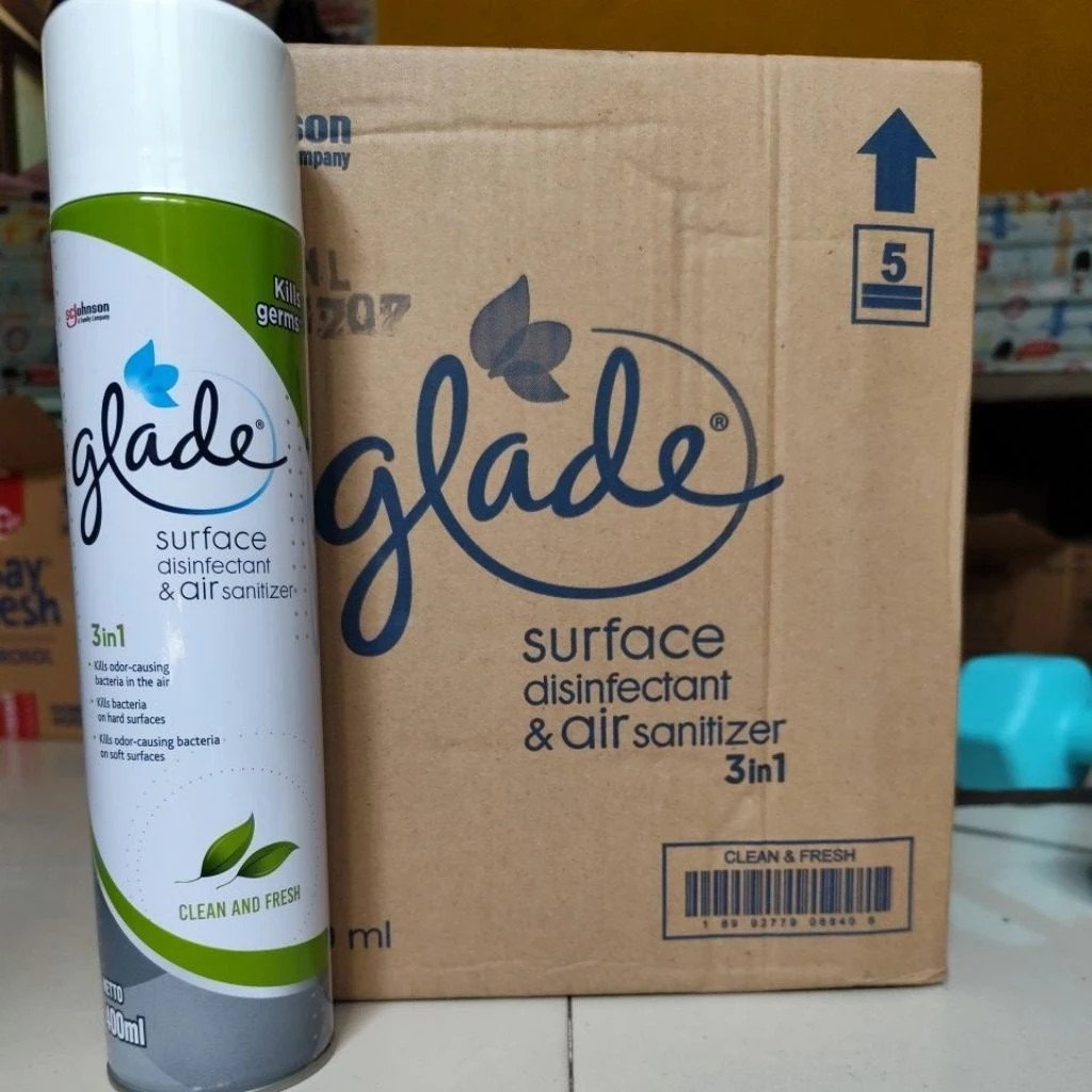 TGM - Glade 3 in 1 Surface Disinfektan & Air Sanitizer 400ml / Disinfectant Spray